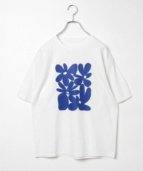 BAYFLOW（ベイフロー）の「[WEB限定/ユニセックス]アソートアートデザインTシャツ（Tシャツ/カットソー・レディース・チャコールグレー/オフホワイト/ピンク/ライトイエロー・SMALL/MEDIUM）」の5枚目の写真
