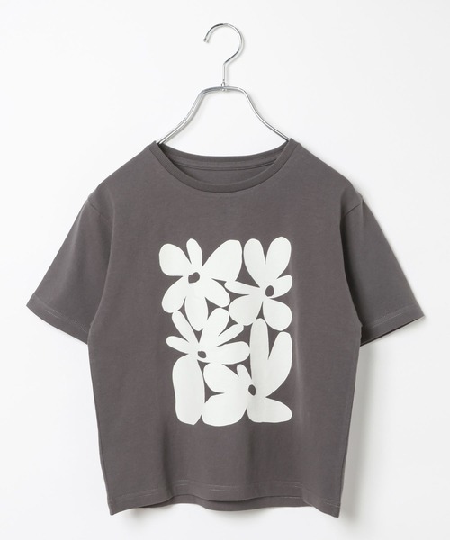 BAYFLOW（ベイフロー）の「[WEB限定/ユニセックス]アソートアートデザインTシャツ（Tシャツ/カットソー・レディース・チャコールグレー/オフホワイト/ピンク/ライトイエロー・SMALL/MEDIUM）」の7枚目の写真