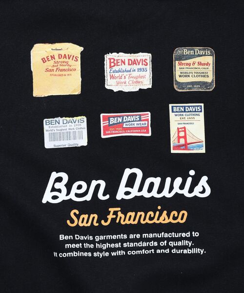 BEN DAVIS(ベンデイビス)の「【BEN DAVIS(ベンデイビス)】Graphic Sweatshirt / スウェット クルーネック グラフィック 裏起毛 ユニセックス(スウェット・メンズ・ブラック/グレー/ダークグリーン・LARGE/MEDIUM/X-LARGE)」の12枚目の写真