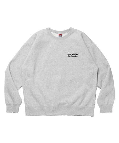 BEN DAVIS(ベンデイビス)の「【BEN DAVIS(ベンデイビス)】Graphic Sweatshirt / スウェット クルーネック グラフィック 裏起毛 ユニセックス(スウェット・メンズ・ブラック/グレー/ダークグリーン・LARGE/MEDIUM/X-LARGE)」の14枚目の写真