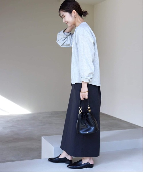 SLOBE IENA(スローブイエナ)の「《WEB限定カラーあり/追加》SLOBE ソフトローファー(ローファー・レディース・カーキ/ブラック・23cm/23.5cm/24cm/24.5cm)」の18枚目の写真