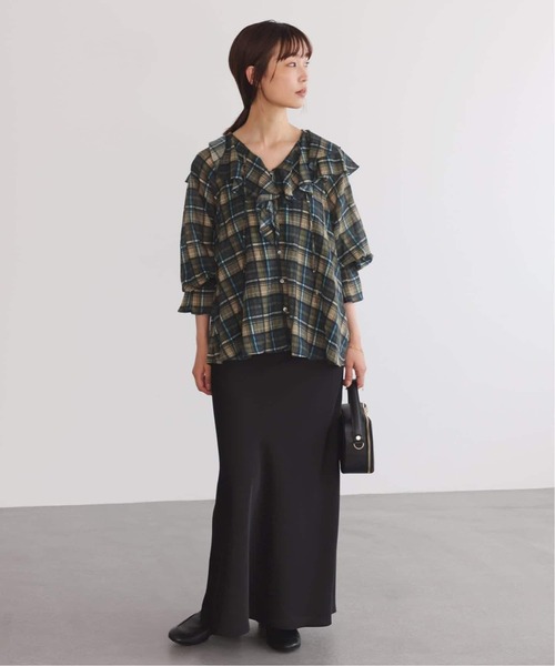 SLOBE IENA(スローブイエナ)の「《WEB限定カラーあり/追加》SLOBE ソフトローファー(ローファー・レディース・カーキ/ブラック・23cm/23.5cm/24cm/24.5cm)」の4枚目の写真