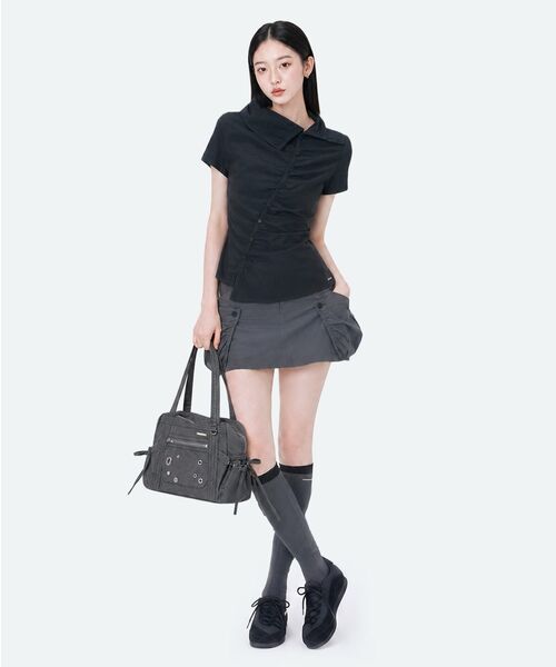 Miseki SEOUL(ミセキソウル)の「Double strap sneakers BLACK(スニーカー・レディース・その他・23cm/24cm/25cm)」の7枚目の写真