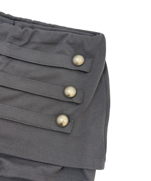 Never mind the XU / Chikashitsu+(ネバーマインド ザ エックスユー / チカシツプラス)の「【nmtc+】Button Shirring Skort (3color) / 【エヌエムティーシープラス】ナポレオンミニスカートパンツ(その他パンツ・レディース・ブラック/ホワイト/グレー・ONE SIZE)」の20枚目の写真
