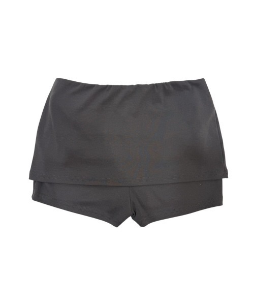 Never mind the XU / Chikashitsu+(ネバーマインド ザ エックスユー / チカシツプラス)の「【nmtc+】Button Shirring Skort (3color) / 【エヌエムティーシープラス】ナポレオンミニスカートパンツ(その他パンツ・レディース・ブラック/ホワイト/グレー・ONE SIZE)」の19枚目の写真