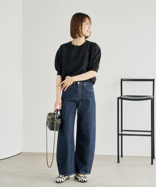FLAT(フラット)の「Lエラスティックバレリーナ(バレエシューズ・レディース・ブラウン/サックスブルー/アイボリー・22cm/22.5cm/23cm/23.5cm/24cm/24.5cm/25cm)」の9枚目の写真