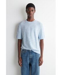 スリムフィット リブ編み ヘンリーTシャツ（Tシャツ/カットソー）｜COS