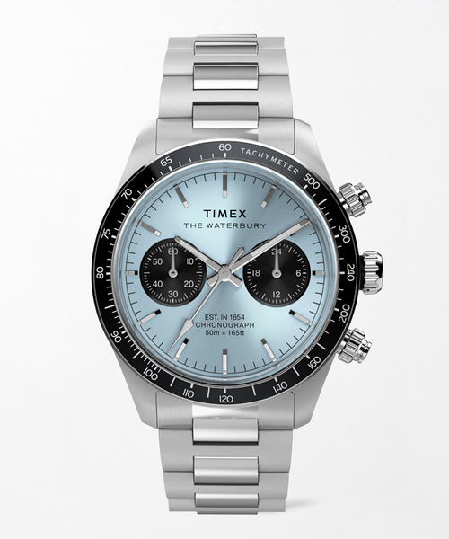 HIROB(ヒロブ)の「TIMEX Waterbury Heritage Chronograph tx-tw2y70500(アナログ腕時計・レディース・シルバー・FREE)」の2枚目の写真
