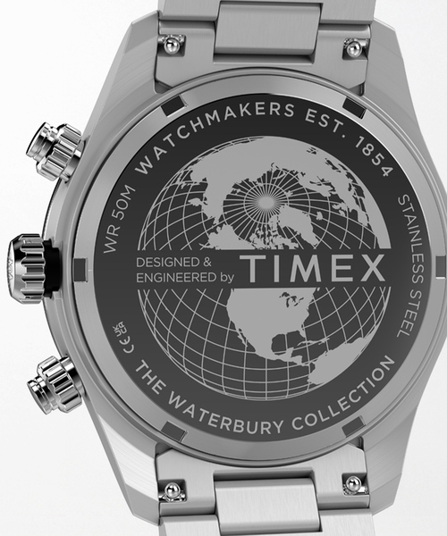 HIROB(ヒロブ)の「TIMEX Waterbury Heritage Chronograph tx-tw2y70500(アナログ腕時計・レディース・シルバー・FREE)」の5枚目の写真