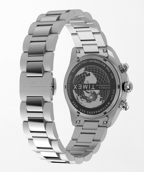 HIROB(ヒロブ)の「TIMEX Waterbury Heritage Chronograph tx-tw2y70500(アナログ腕時計・レディース・シルバー・FREE)」の6枚目の写真