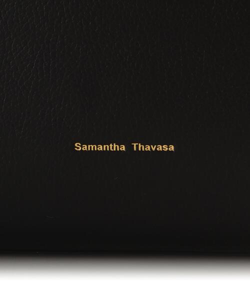 Samantha Thavasa(サマンサタバサ)の「縦型スプリットレザートートバッグ(トートバッグ・レディース・ブラック/キャメル・FREE)」の7枚目の写真