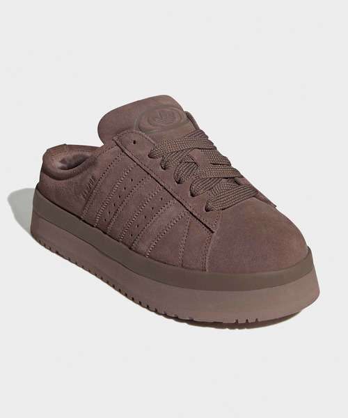 adidas(アディダス)の「adidas/アディダス CAMPUS 00s WTR LO W スエード スウェード調 スリーストライプス スニーカー サボサンダル スリッポン レディース 2026年秋冬 秋物(スリッポン・レディース・ベージュ/ブラウン・23/24/25/24.5/23.5)」の18枚目の写真
