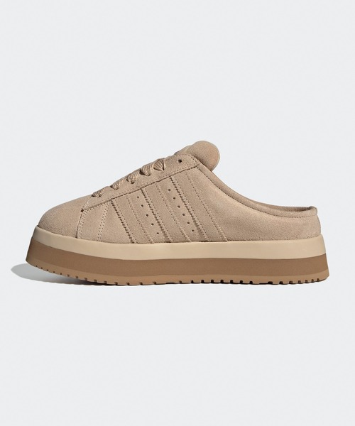adidas(アディダス)の「adidas/アディダス CAMPUS 00s WTR LO W スエード スウェード調 スリーストライプス スニーカー サボサンダル スリッポン レディース 2026年秋冬 秋物(スリッポン・レディース・ベージュ/ブラウン・23/24/25/24.5/23.5)」の8枚目の写真