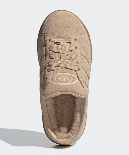 adidas(アディダス)の「adidas/アディダス CAMPUS 00s WTR LO W スエード スウェード調 スリーストライプス スニーカー サボサンダル スリッポン レディース 2026年秋冬 秋物(スリッポン・レディース・ベージュ/ブラウン・23/24/25/24.5/23.5)」の7枚目の写真