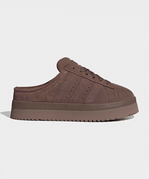 adidas(アディダス)の「adidas/アディダス CAMPUS 00s WTR LO W スエード スウェード調 スリーストライプス スニーカー サボサンダル スリッポン レディース 2026年秋冬 秋物(スリッポン・レディース・ベージュ/ブラウン・23/24/25/24.5/23.5)」の11枚目の写真