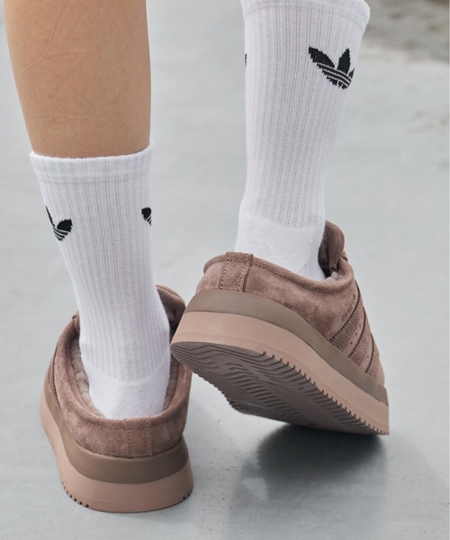 adidas(アディダス)の「adidas/アディダス CAMPUS 00s WTR LO W スエード スウェード調 スリーストライプス スニーカー サボサンダル スリッポン レディース 2026年秋冬 秋物(スリッポン・レディース・ベージュ/ブラウン・23/24/25/24.5/23.5)」の14枚目の写真