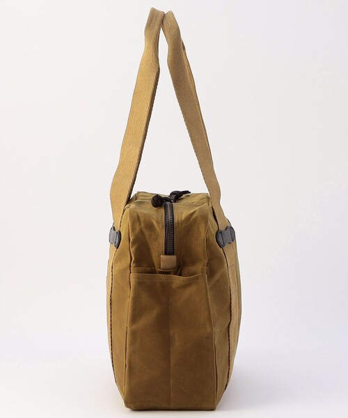 FILSON(フィルソン)の「FILSON/フィルソン Tin Cloth Zipper Tote Bag/ティンクロス ジッパー トートバッグ(トートバッグ・メンズ・ブラウン・24)」の2枚目の写真