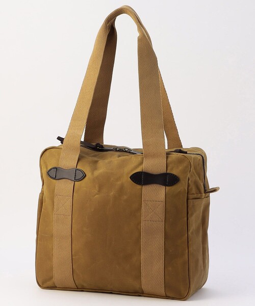 FILSON(フィルソン)の「FILSON/フィルソン Tin Cloth Zipper Tote Bag/ティンクロス ジッパー トートバッグ(トートバッグ・メンズ・ブラウン・24)」の3枚目の写真