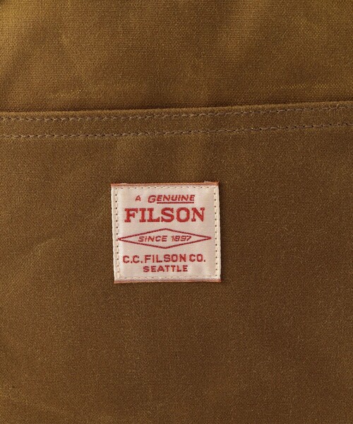 FILSON(フィルソン)の「FILSON/フィルソン Tin Cloth Zipper Tote Bag/ティンクロス ジッパー トートバッグ(トートバッグ・メンズ・ブラウン・24)」の6枚目の写真