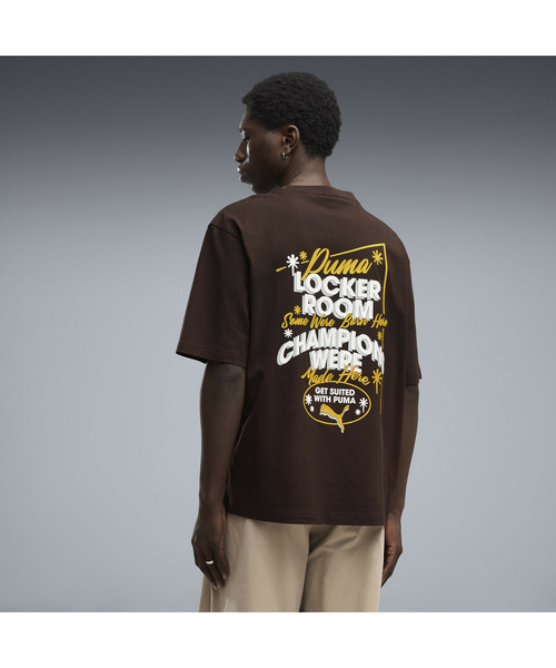 PUMA(プーマ)の「PUMA プーマ メンズ グラフィック チャンピオン ボクシー 半袖 Tシャツ(Tシャツ/カットソー・メンズ・ダークブラウン系/ブラック・SMALL/X-LARGE/XX-LARGE/LARGE/MEDIUM)」の7枚目の写真