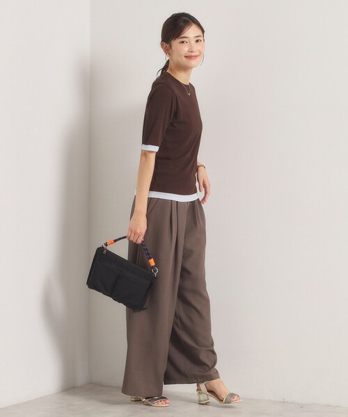 ITS'DEMO(イッツデモ)の「【撥水】2WAYサコッシュ(ショルダーバッグ・レディース・グレー/ネイビー/ブラック・00)」の7枚目の写真