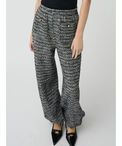 LILY BROWN(リリーブラウン)の「バリエーションカットパンツ(その他パンツ・レディース・ミント/ブラック/パープル・F)」の4枚目の写真
