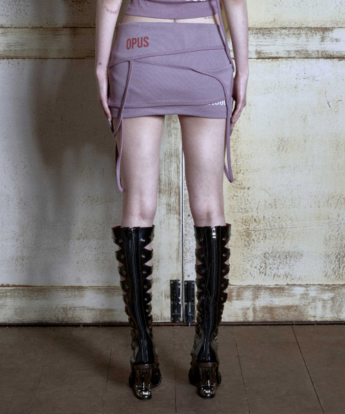OPUS 0012(オーパス0012)の「Op.08 OFF DUTY LAYERED SKIRT PURPLE(スカート・レディース・その他・X-SMALL/MEDIUM/SMALL)」の2枚目の写真