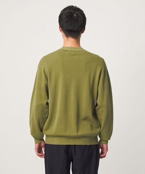 green label relaxing(グリーンレーベルリラクシング)の「コットン カシミヤ ミラノリブ クルーネック ニット -ハンドウォッシャブル-(ニット/セーター・メンズ・マスタード/ダークグレー/ライトグレー・S/M/L/XL)」の13枚目の写真
