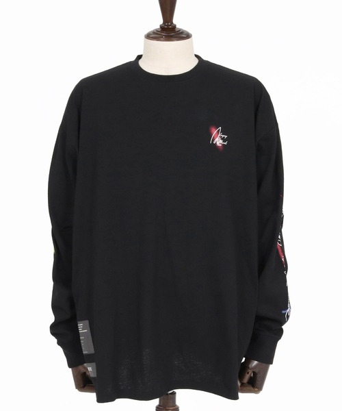 ANGENEHM(アンゲネーム)の「mlt5803-Abstract Print Long Sleeve T-shirt ロングスリーブTシャツ(AG07-009acg)(Tシャツ/カットソー・メンズ・ナチュラル/ブラック・S/M/L)」の14枚目の写真