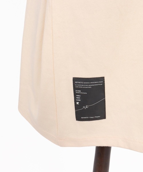 ANGENEHM(アンゲネーム)の「mlt5803-Abstract Print Long Sleeve T-shirt ロングスリーブTシャツ(AG07-009acg)(Tシャツ/カットソー・メンズ・ナチュラル/ブラック・S/M/L)」の4枚目の写真