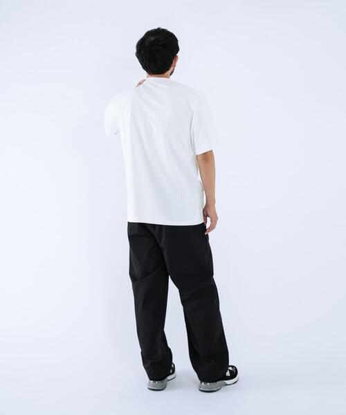 EKAL（エカル）の「『イージーケア』ロゴワッペンTシャツ（Tシャツ/カットソー・メンズ・ベージュ系その他/ホワイト/グリーン・MEDIUM/LARGE）」の7枚目の写真