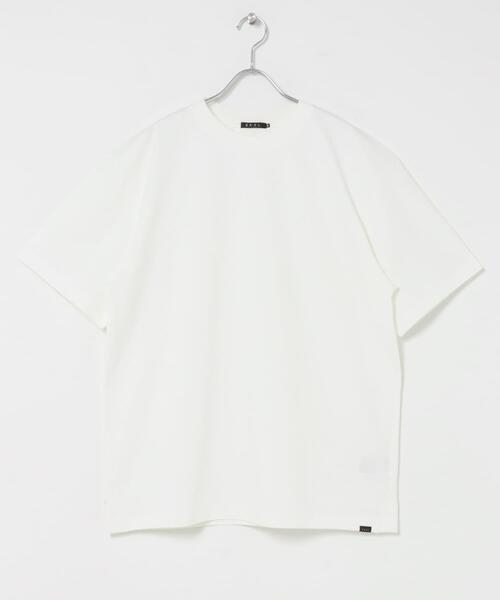 EKAL（エカル）の「『イージーケア』ロゴワッペンTシャツ（Tシャツ/カットソー・メンズ・ベージュ系その他/ホワイト/グリーン・MEDIUM/LARGE）」の13枚目の写真