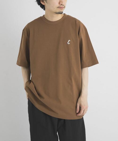 EKAL（エカル）の「『イージーケア』ロゴワッペンTシャツ（Tシャツ/カットソー・メンズ・ベージュ系その他/ホワイト/グリーン・MEDIUM/LARGE）」の18枚目の写真