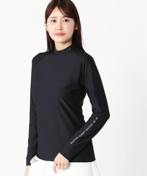 MASTER BUNNY EDITION(マスターバニーエディション)の「【MASTER BUNNY EDITION】ブリスター鹿の子長袖ハイネックカットソー(Tシャツ/カットソー・レディース・ブラック/ホワイト/グレー系その他・SMALL/LARGE/MEDIUM)」の4枚目の写真