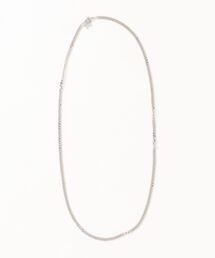 FANCYCUBE（ファンシーキューブ）の「【FANCYCUBE】FANCYCUBE ファンシーキューブ /メイクアップバーム用 イニシャルチャーム R セットシルバーネックレス(MA)（ネックレス）」