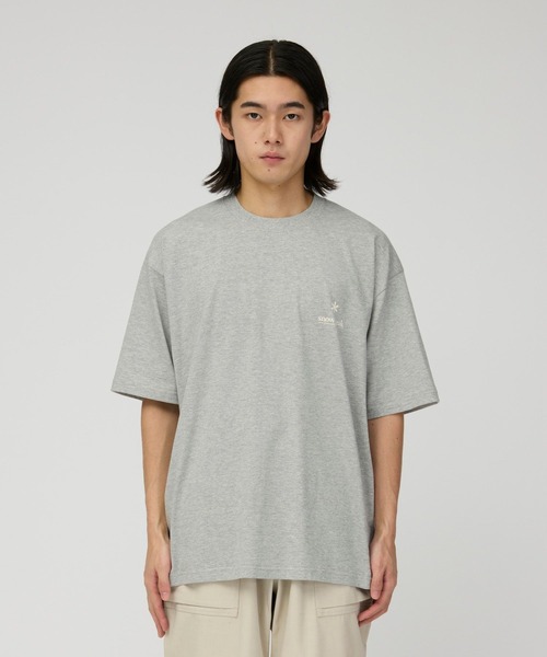Snow Peak(スノーピーク)の「Snow Peak / Soft Cotton Relaxed Logo T-Shirt ソフトコットン リラックスロゴ半袖Tシャツ(Tシャツ/カットソー・メンズ・杢グレー/ブラウン・XL/L/M/S)」の2枚目の写真