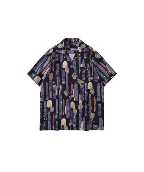 U:UME(ユーム)の「Artistry Camp Collar Shirt(シャツ/ブラウス・メンズ・ブルー・MEDIUM)」の1枚目の写真