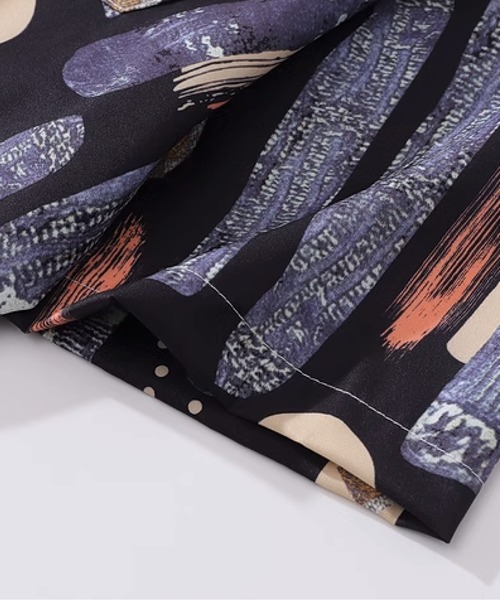 U:UME(ユーム)の「Artistry Camp Collar Shirt(シャツ/ブラウス・メンズ・ブルー・MEDIUM)」の4枚目の写真