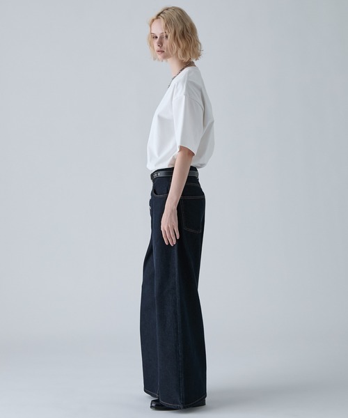 VELNUS（ベルナス）の「【VELNUS】【12oz】Wide Straight Button-Fly Denim Pants /ワイドストレート ボタンフライ デニムパンツ（デニムパンツ・メンズ・ブラック/インディゴブルー/ナチュラル・L/M/S）」の13枚目の写真