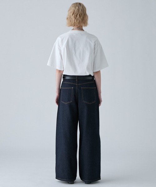 VELNUS（ベルナス）の「【VELNUS】【12oz】Wide Straight Button-Fly Denim Pants /ワイドストレート ボタンフライ デニムパンツ（デニムパンツ・メンズ・ブラック/インディゴブルー/ナチュラル・L/M/S）」の14枚目の写真