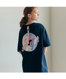 [5カラー] バックドーナツストラップ半袖Tシャツ