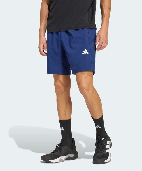 adidas(アディダス)の「ワークアウト エッセンシャルズ ベース ウーブン ショーツ / ハーフパンツ / アディダス adidas(その他パンツ・メンズ・ブルー・XL(7inch)/S(7inch)/M(7inch)/L(7inch)/XS(7inch)/3XL(7inch)/2XL(7inch))」の1枚目の写真