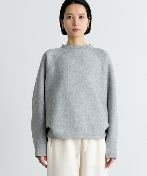 COGTHEBIGSMOKE(コグザビッグスモーク)の「【COGTHEBIGSMOKE/コグザビッグスモーク】OLIVIA TOP/ダンボールプルオーバー(Tシャツ/カットソー・レディース・オフホワイト/ブラック/グレー・1)」の8枚目の写真