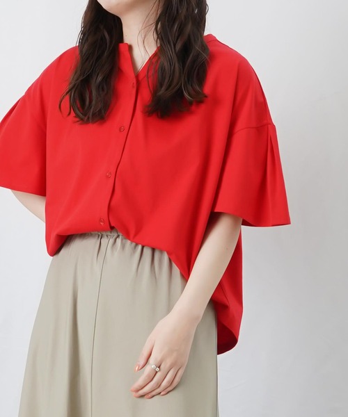 LUCA/LADY LUCK LUCA(ルカ/レディラックルカ)の「LC/LLL セミシルケットスキッパープルオーバー(Tシャツ/カットソー・レディース・ブルー/ストライプ/ブラック/レッド/カーキ・FREE)」の15枚目の写真