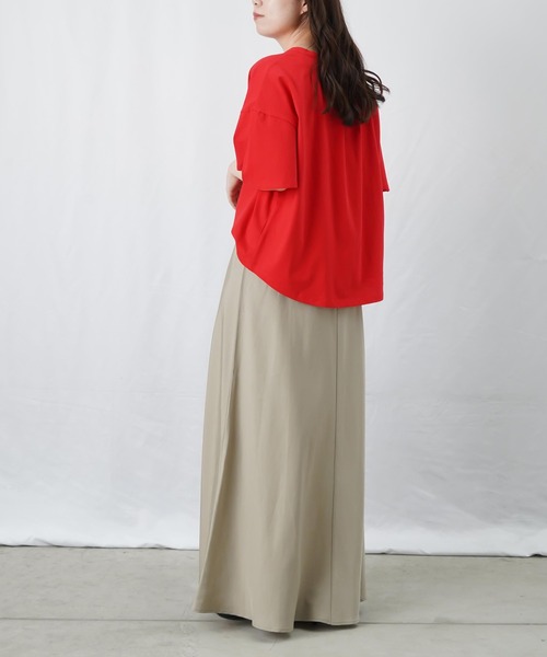 LUCA/LADY LUCK LUCA(ルカ/レディラックルカ)の「LC/LLL セミシルケットスキッパープルオーバー(Tシャツ/カットソー・レディース・ブルー/ストライプ/ブラック/レッド/カーキ・FREE)」の19枚目の写真