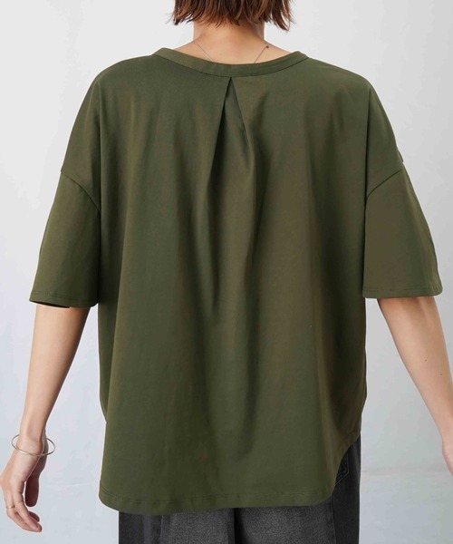 LUCA/LADY LUCK LUCA(ルカ/レディラックルカ)の「LC/LLL セミシルケットスキッパープルオーバー(Tシャツ/カットソー・レディース・ブルー/ストライプ/ブラック/レッド/カーキ・FREE)」の10枚目の写真