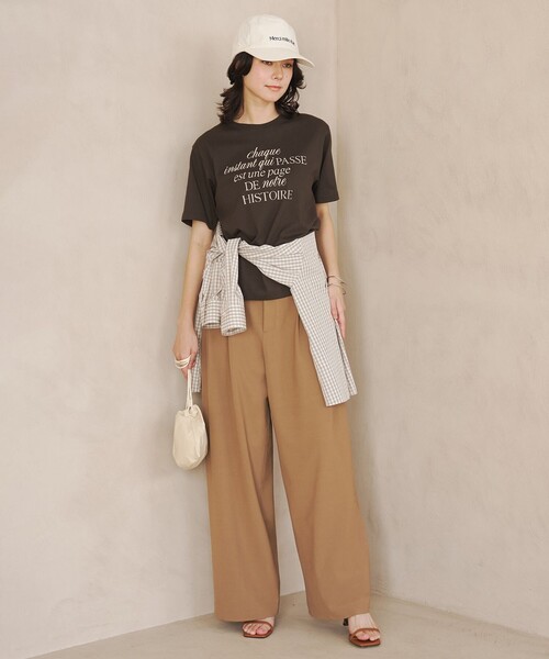 UNFILO(アンフィーロ)の「スタメンワイドパンツ(その他パンツ・レディース・黄土色系/ブラック系/グレー系1・X-LARGE)」の21枚目の写真