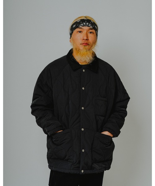 BIG MIKE(ビッグマイク)の「BIG MIKE ビッグマイク /26秋冬新作 キルティング ナイロン コーチジャケット ワークジャケット //// 102646610(カバーオール・メンズ・グリーン系その他/ブラック/ネイビー・MEDIUM/LARGE/X-LARGE)」の7枚目の写真