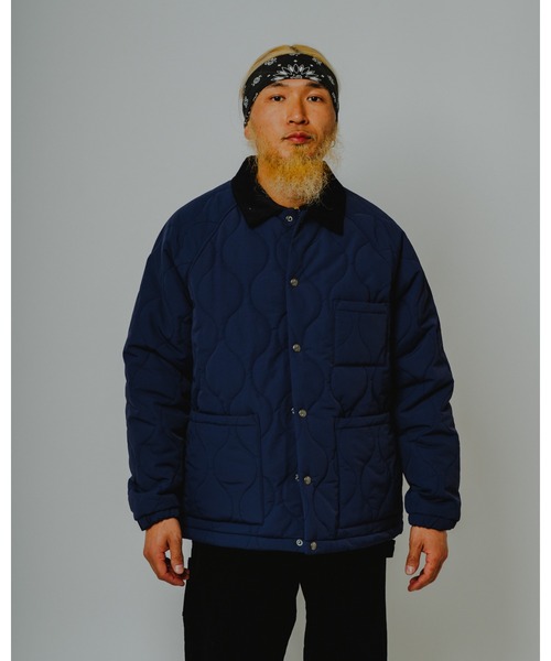 BIG MIKE(ビッグマイク)の「BIG MIKE ビッグマイク /26秋冬新作 キルティング ナイロン コーチジャケット ワークジャケット //// 102646610(カバーオール・メンズ・グリーン系その他/ブラック/ネイビー・MEDIUM/LARGE/X-LARGE)」の12枚目の写真