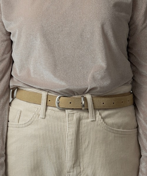 lawgy（ラウジー）の「soft touch lightweight crewneck tops / ソフトタッチライトウェイトクルーネックトップス（Tシャツ/カットソー・レディース・アイボリー/ピンク系/ベージュ系・FREE）」の18枚目の写真